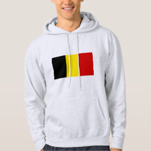Flagga av Belgien Sweatshirt Med Luva