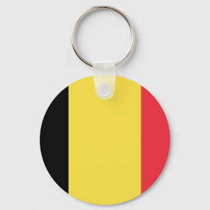 Flagga av Belgiens nyckelkedja Nyckelring
