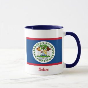 Flagga av Belize Mugg