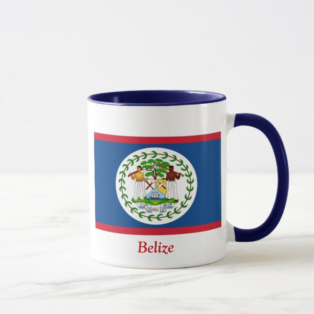 Flagga av Belize Mugg (Höger)