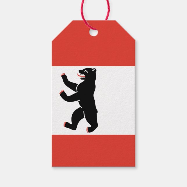 Flagga av Berlin Gift-Märkrna Presentetikett (Framsidan)