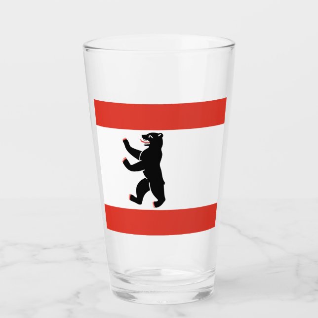 Flagga av Berlin Glass Glaskopp (Framsida)