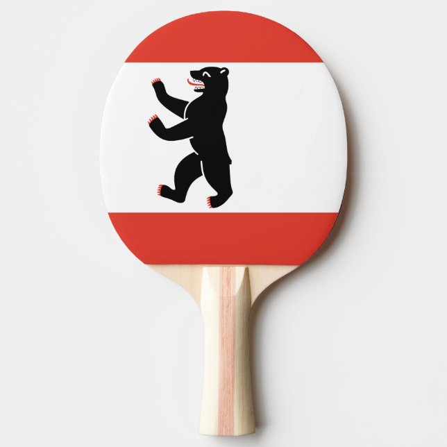 Flagga av Berlin Ping Pong Paddle Pingisracket (Framsidan)