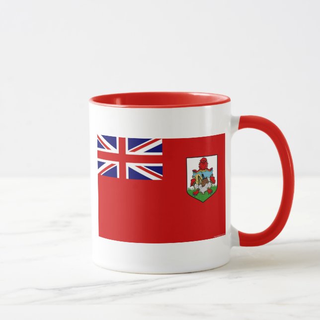 Flagga av Bermuda dräkt Mugg (Höger)
