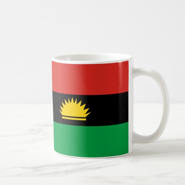 Flagga av Biafra (Bịafra) Kaffemugg (Höger)