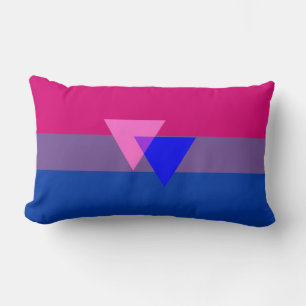 Flagga av bisexualitet lumbarkudde