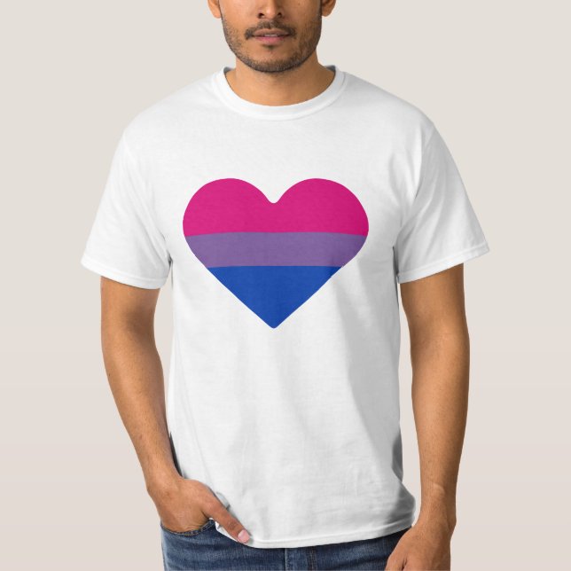 Flagga av bisexuellt Pride T Shirt (Framsida)
