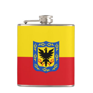 Flagga av Bogota, colombianska höftkolven Fickplunta