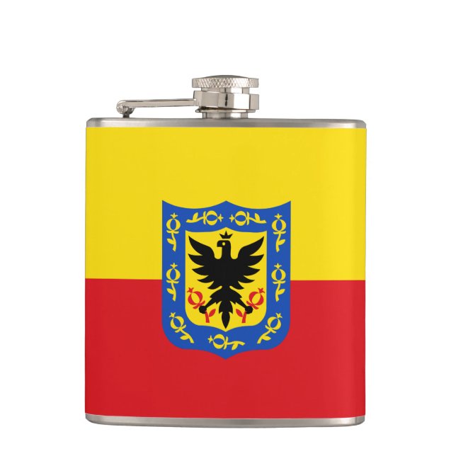 Flagga av Bogota, colombianska höftkolven Fickplunta (Framsidan)