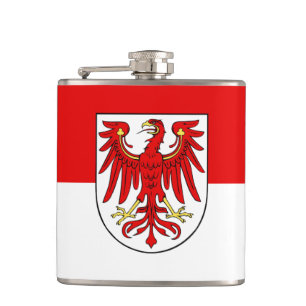 Flagga av Brandenburg Hip-kolv Fickplunta