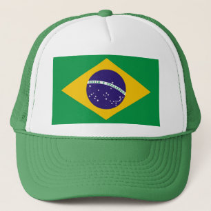 Flagga av Brasilien Bandeira gör Brasil Keps