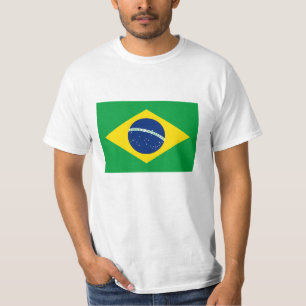 Flagga av Brasilien - Bandeira gör Brasil T Shirt
