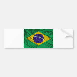 Flagga av Brasilien Bildekal