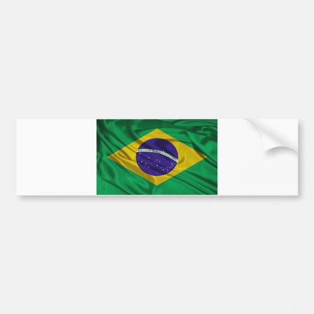 Flagga av Brasilien Bildekal (Framsidan)