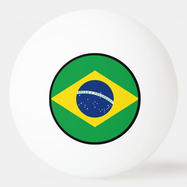 Flagga av Brasilien, brasilian Pingisboll (Baksidan)