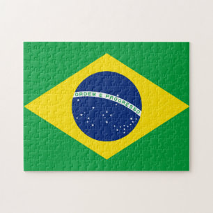 Flagga av Brasilien, brasilian Pussel