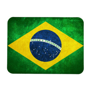 Flagga av Brasilien Magnet