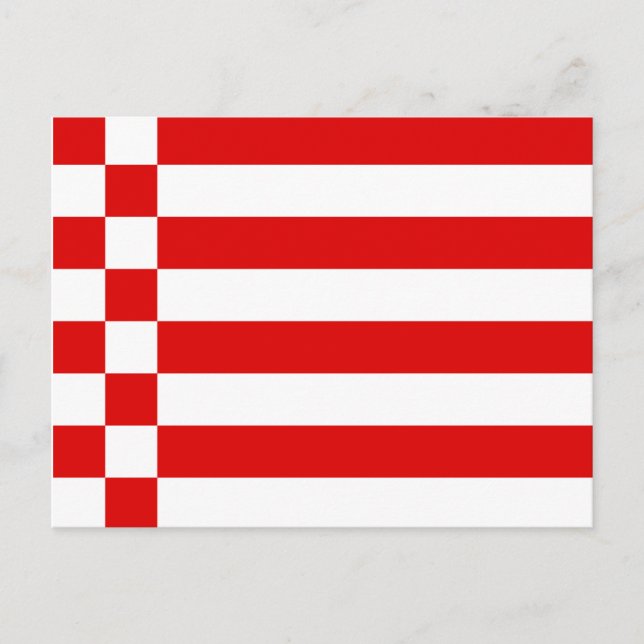 Flagga av Bremen Postcard Vykort (Framsida)