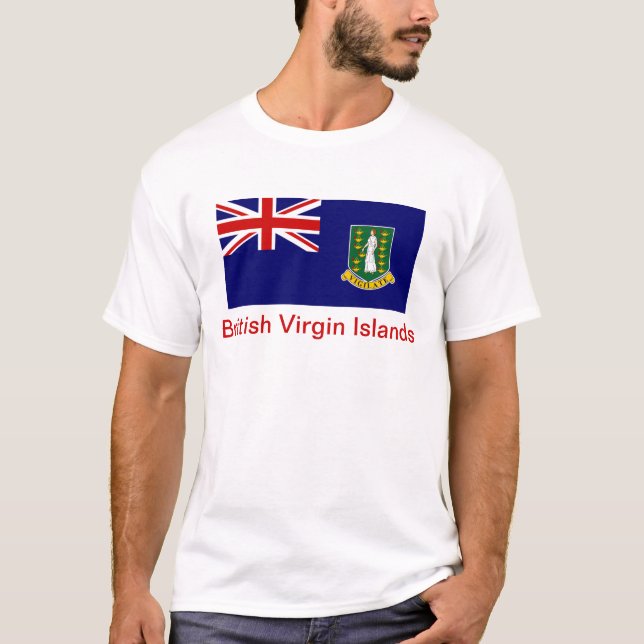 Flagga av Britishen Virgin Islands Tröja (Framsida)