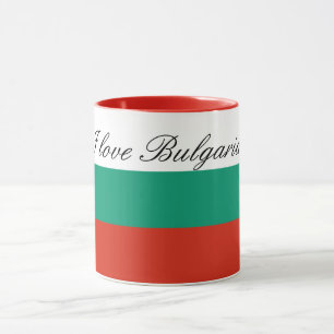 Flagga av Bulgarien eller bulgaren Mugg