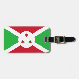 Flagga av Burundi Easy ID Personal Bagagebricka