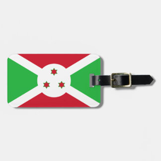 Flagga av Burundi Easy ID Personal Bagagebricka