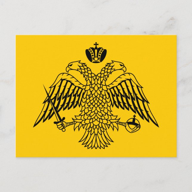 Flagga av bysantinska vykort (Framsida)