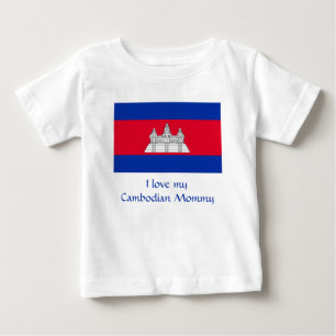Flagga av Cambodja T Shirt