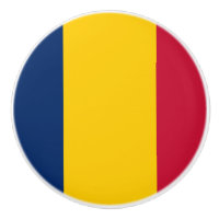 Flagga av Chad Ceramic Knob