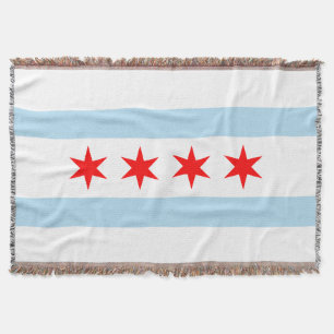 Flagga av Chicago, Illinois Filt