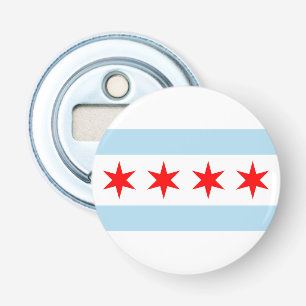 Flagga av Chicago, Illinois Flasköppnare