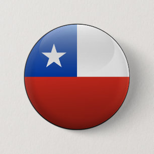Flagga av Chile Knapp