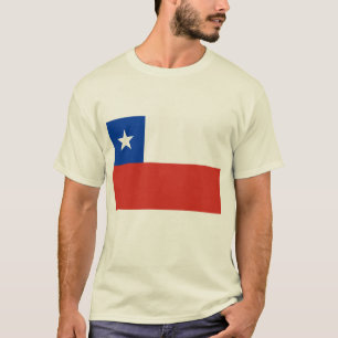 Flagga av Chile Tshirts, knäppas, dräkt Tee