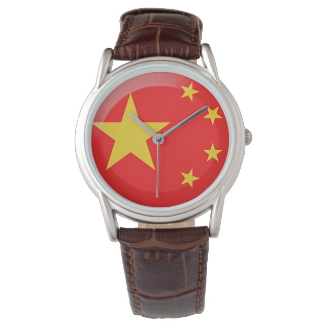 Flagga av China Armbandsur (Framsida)