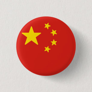 Flagga av China Knapp