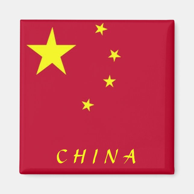 Flagga av China Magnet (Framsidan)
