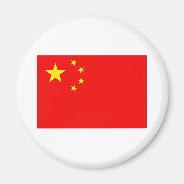 Flagga av China Magnet (Framsidan)