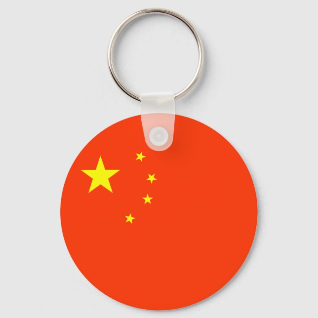 Flagga av China Nyckelring (Framsida)