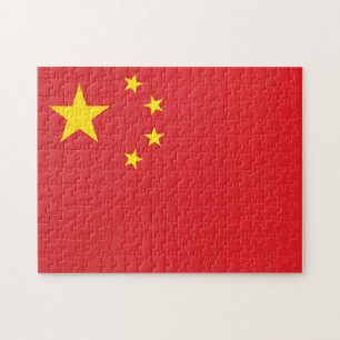 Flagga av China Pussel