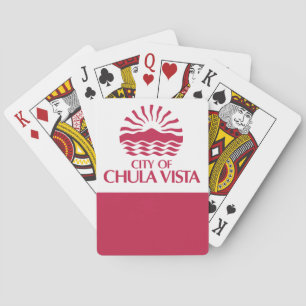 Flagga av Chula Vista, Kalifornien Casinokort