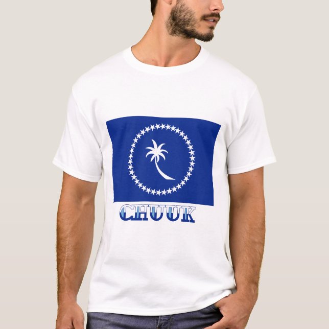 Flagga av Chuuk, med namn Tröja (Framsida)