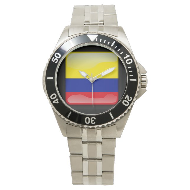 Flagga_av_Colombia Armbandsur (Framsida)