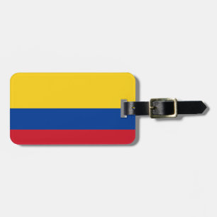 Flagga av Colombia Bagagebricka