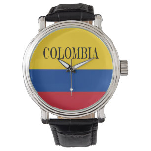 Flagga av Colombia Bandera De Colombia Armbandsur
