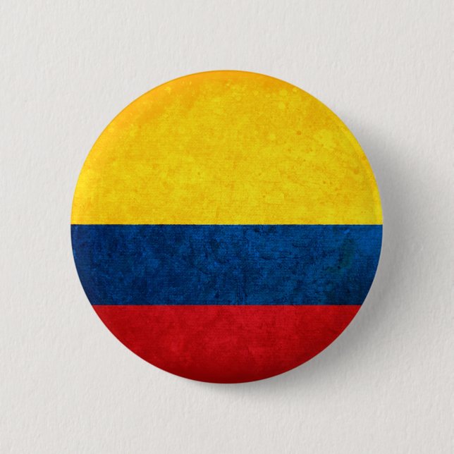 Flagga av Colombia Knapp (Framsida)