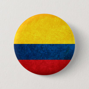 Flagga av Colombia Knapp
