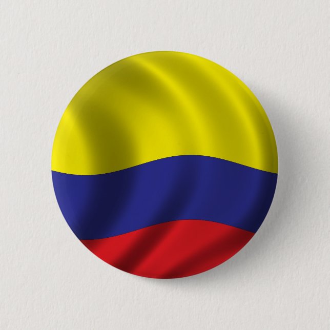 Flagga av Colombia Knapp (Framsida)