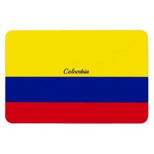 Flagga av Colombia, märkt Magnet