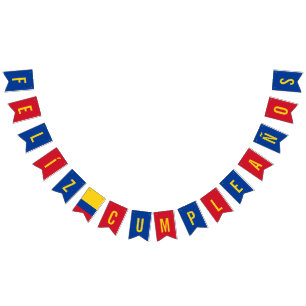 Flagga av Colombias Dekorationer för Födelsedags