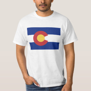Flagga av Colorado - Coloradan Flagga T-shirt
